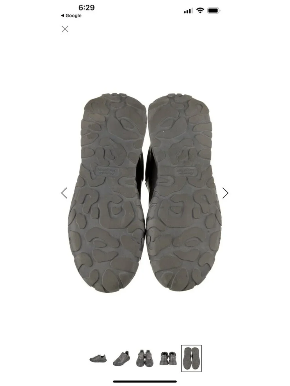 Alexander McQueen Court Trainer Leather Sneaker “Lead  Pencil” Gray Low Top 46 1
